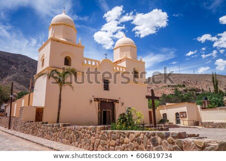 Tilcara Church Argentina Stok fotoğraf © Daboost