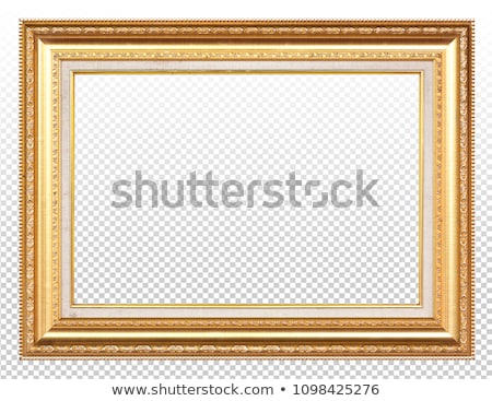 Foto stock: Picture Frame Isolated Transparent Background