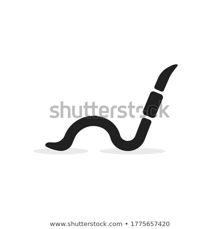 Stock foto: Composting Earthworm Logo Vector Symbol Element