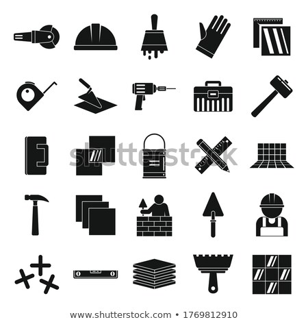 Stock fotó: Set Of Building Construction And Home Repair Icons