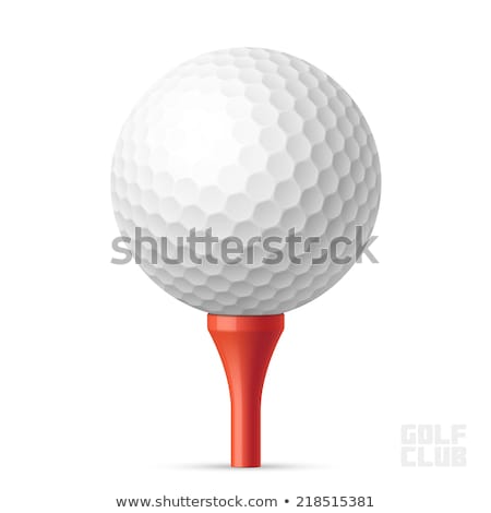 [[stock_photo]]: Red Golf Ball