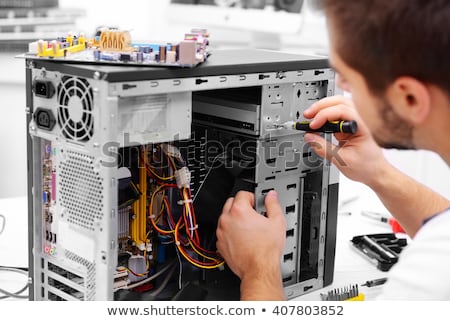 Stockfoto: Computer Repair Shop