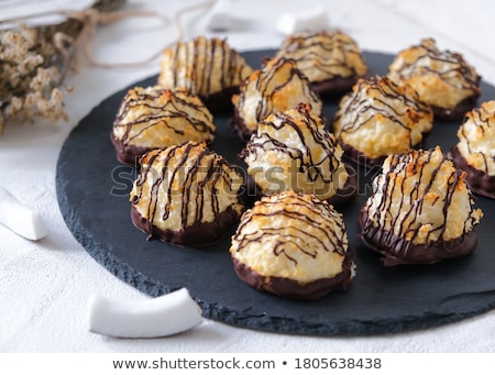 Foto stock: Coconut Macaroons