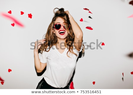 Сток-фото: Portrait Of A Partying Woman