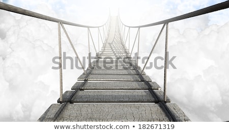 Stock fotó: Rope Bridge To Heaven