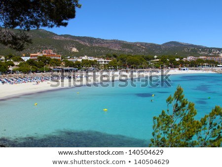 Foto stock: Beautiful Palma Nova Beach In Mallorca Balearic Islands