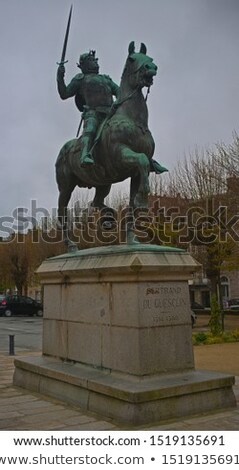 Stock photo: Statue Of Bertrand Du Guesclin Dinan France