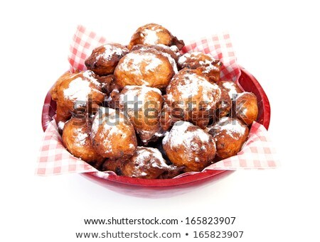 Сток-фото: Pile Of Dutch Donut Also Known As Oliebollen