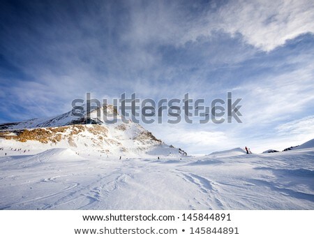 Ski Slopes In Kaprun Resort Stock foto © Pixachi