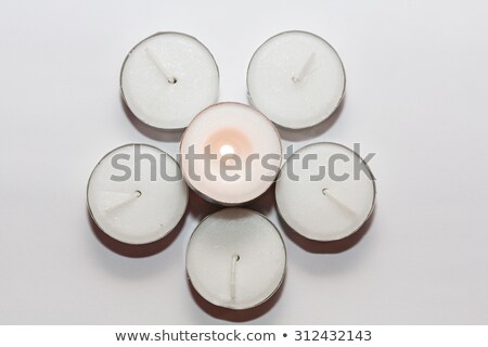 Round Candle Lights Arranged ストックフォト © RobinsonThomas