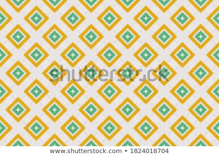 Foto stock: 3d Render Abstract Yellow Green Fragmented Backdrop