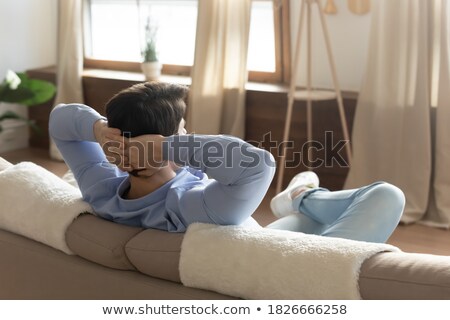 Stock photo: Back Pose Of Young Male Security Person