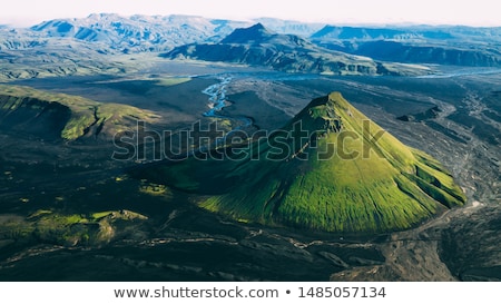 Сток-фото: Volcanic Desert Landscape In Iceland