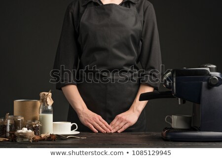 Сток-фото: Barista Preparing Coffee