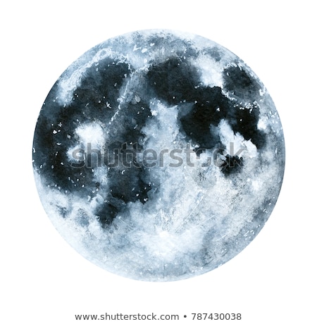Stock photo: Ink And Watercolor Sketch Of A Planet