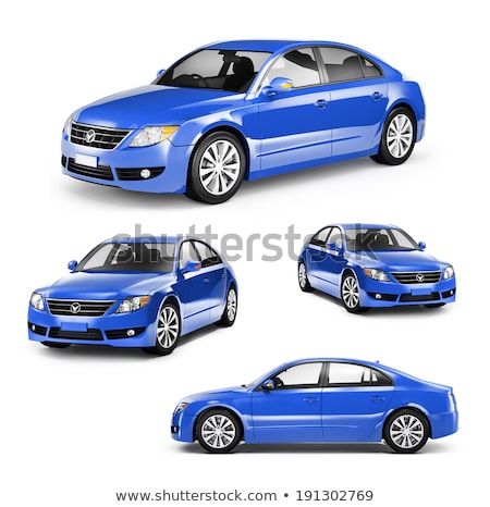 ストックフォト: Cars In Four Different Colors