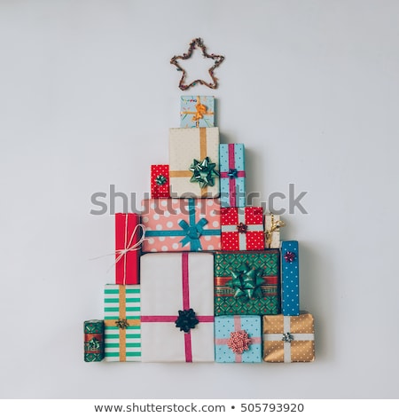 ストックフォト: Christmas Tree Made Of Paper