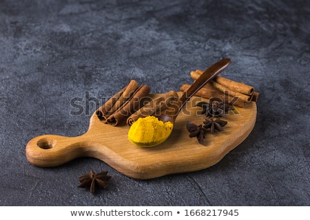 [[stock_photo]]: Curcuma Preparation For Golden Milk