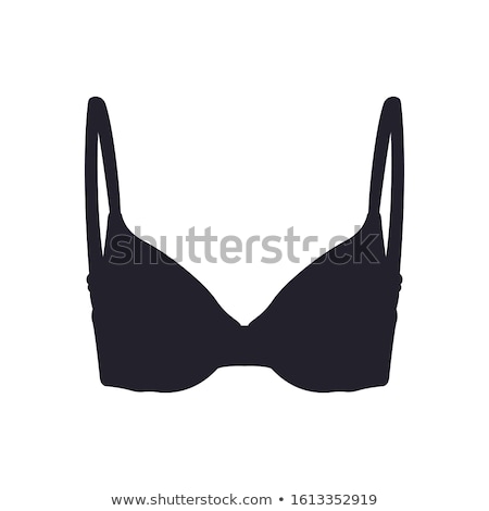 Stok fotoğraf: Triangle Brassiere Icon Vector Outline Illustration