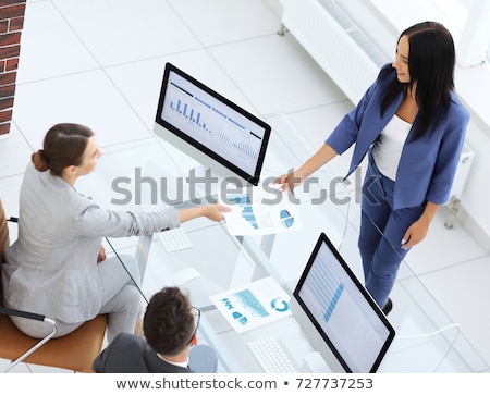 Zdjęcia stock: Partner Meetings And Briefing Teamwork Of Business Colleagues C