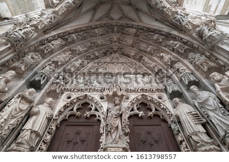 [[stock_photo]]: Entrance To The Cathedral Of Regensburg