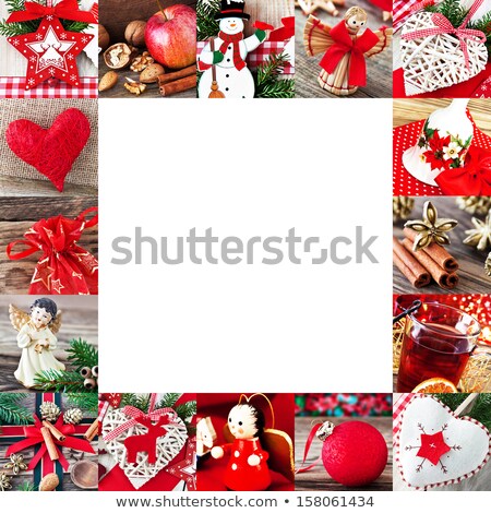 Stockfoto: Christmas Card Angel Country Style Copy Space