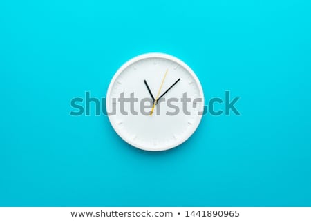 ストックフォト: Wall Clock On A White Background