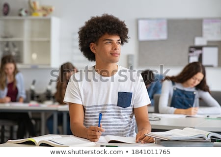 Stockfoto: A Boy Thinking