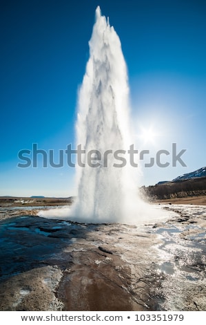 Сток-фото: Geysir Erruption Of Strokkur In Iceland