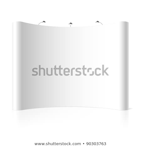Stock photo: Screen With Trade Exhibition Stand