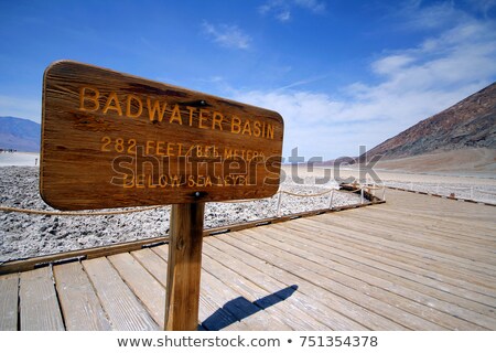 [[stock_photo]]: Badwater The Lowest Point In North America Death Valley Natio