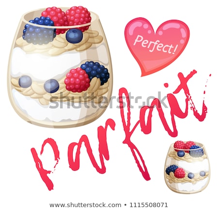 Stockfoto: Oat Granola With Berries And Yoghurt