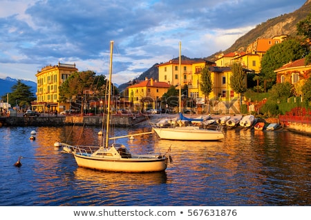 Stock fotó: Sailing Boat On Como Lake