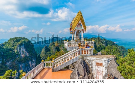 Stock photo: Statues Of Tigers At Buddhist Temple In Thailand