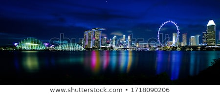 Zdjęcia stock: Singapore At Night