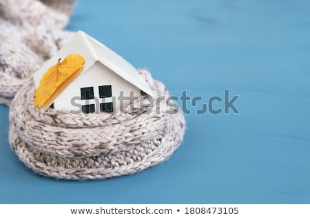 Foto stock: House Insulation Concept Copy Space