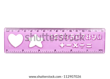 Toy Ruler Stockfoto © Taigi