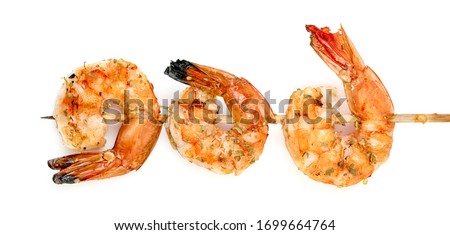 Stock photo: Roasted Shrimps