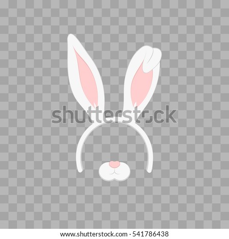 Foto d'archivio: Rabbit Set Isolated Transparent Background