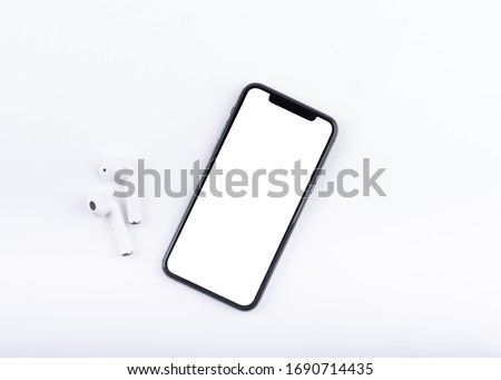 Stock photo: Black Wireless Phones