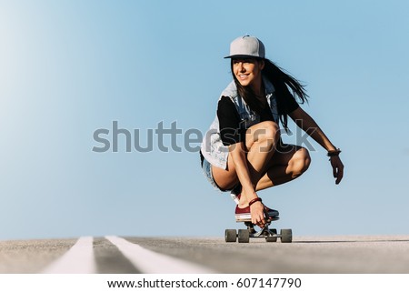 Stock photo: Skater Girl