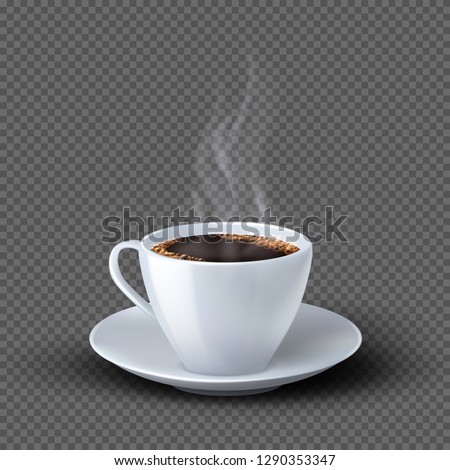 Stock photo: White Cup Of Coffee