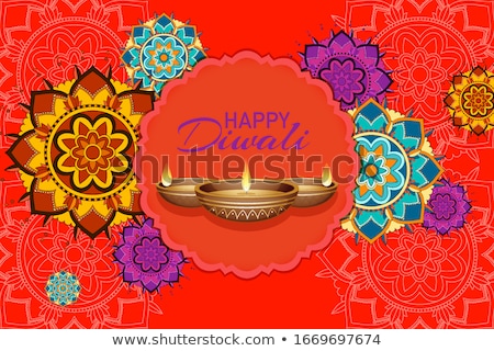 Foto d'archivio: Background With Mandala Pantern For Happy Diwali Festival