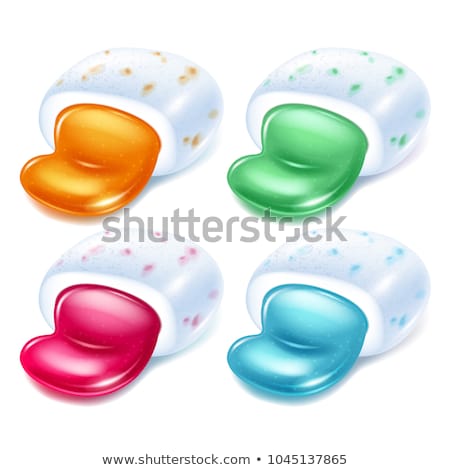 Stock photo: Realistic Chewing Gum Vector