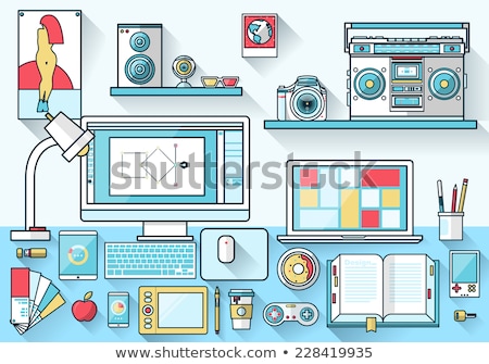 Foto d'archivio: Loudspeaker Device Icon Vector Outline Illustration