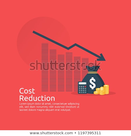 Foto stock: Loss Of Income Concept Icon