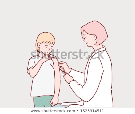 Stock fotó: Syringe Medical Injection In Hand