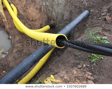 Foto stock: High Voltage Underground Cables