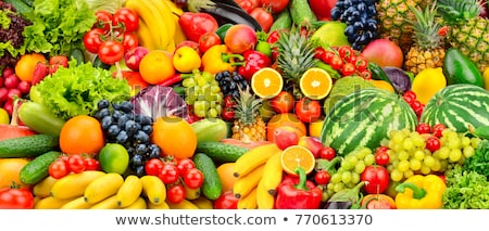 Heap Of Fresh Tropical Fruits Stockfoto © Serg64