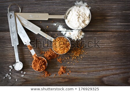 Raw Sugar In Measuring Spoon Imagine de stoc © lidante